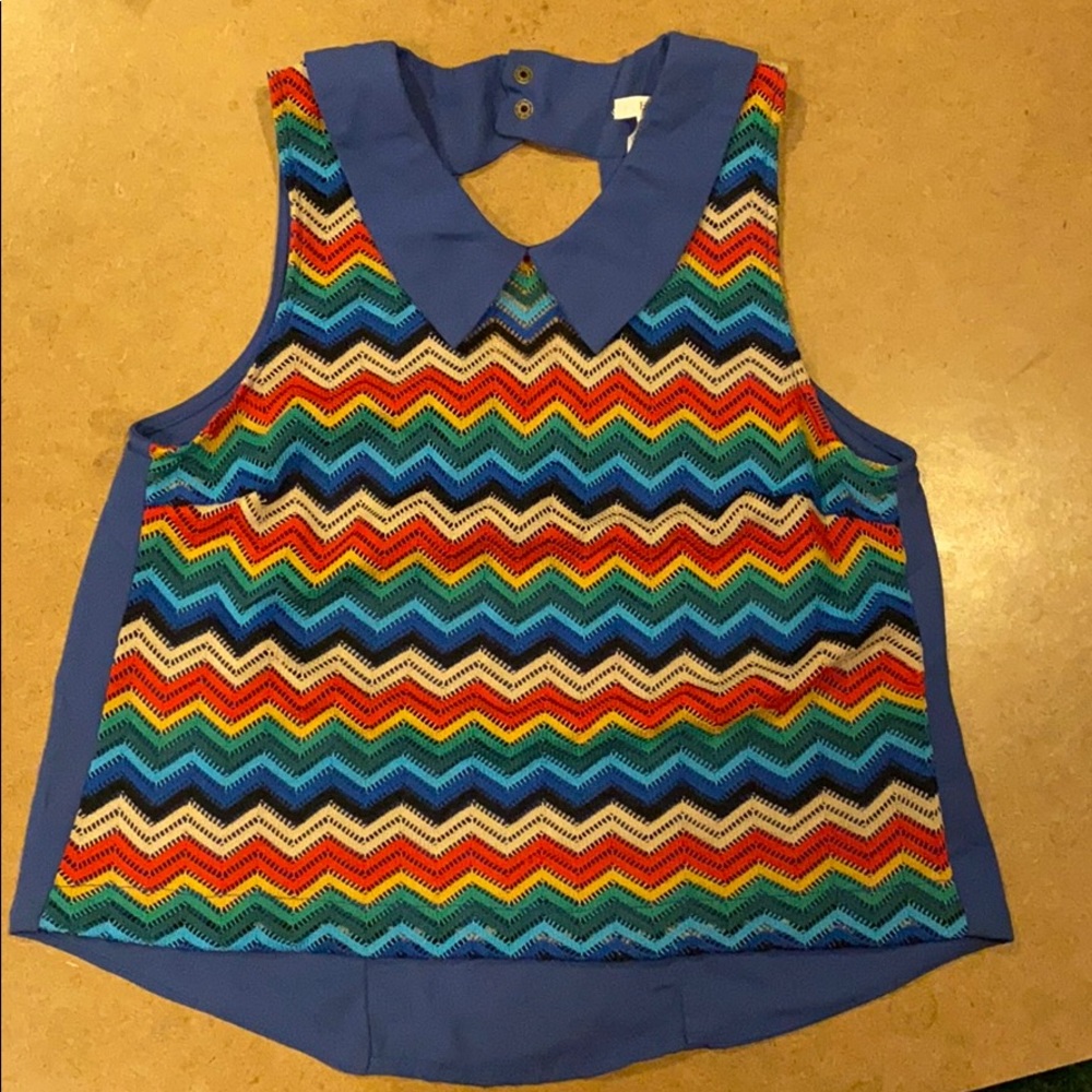 Rainbow Tank Blouse